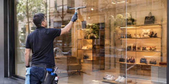 Limpieza de escaparates en Vigo para tiendas comercios y negocios locales